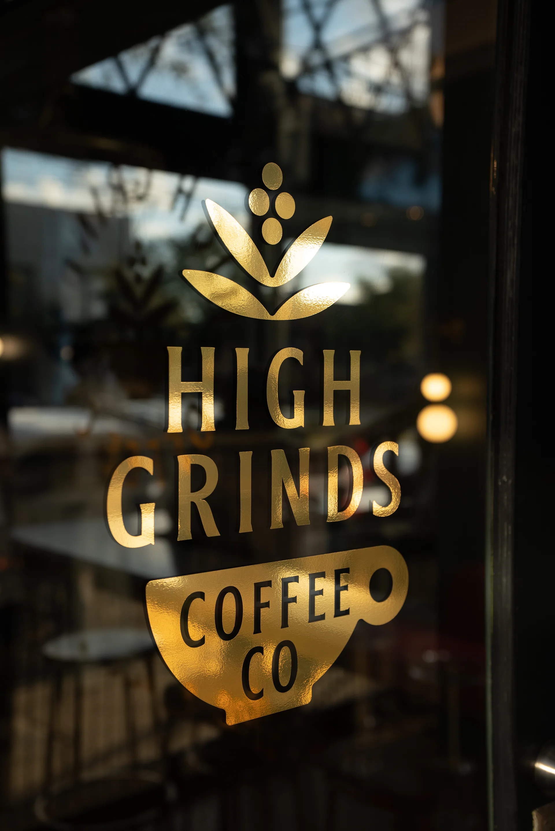 High Grinds Coffee storefront on St. Charles Avenue in New Orleans